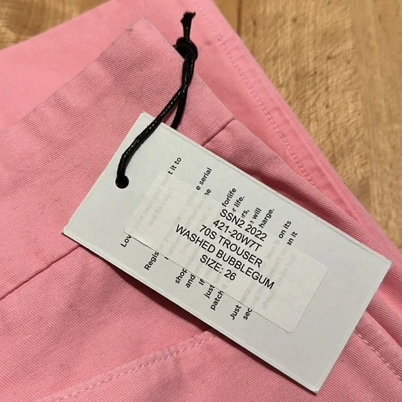 Nwt RE/DONE 70’s Trouser Pants - Picture 8 of 8